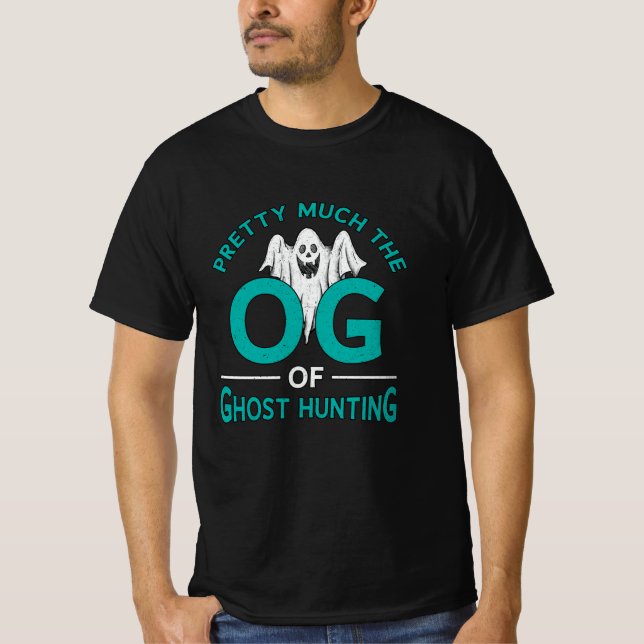 Camiseta Bonito Grande Parte Do Fantasma Do OG Caçando O Fa (Frente)