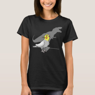 Camiseta Bonito Gritando Papagaio-Pássaro Memes Engraçado T