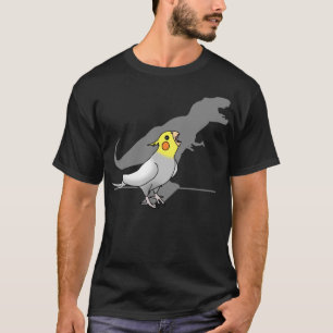 Camiseta Bonito Gritando Papagaio-Pássaro Memes Engraçado T