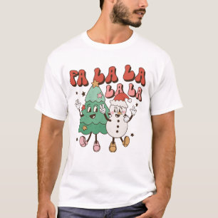 Camiseta Bonito Groovy Retro Natal