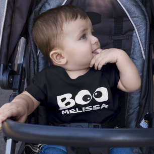 Camiseta Bonito Halloween Boo Personalizado