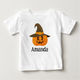 Camiseta Bonito Halloween Laranja Jack O Lanterna Cara De B