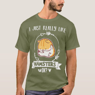 Camiseta Bonito Hamster Presente Adora Meu Hamster