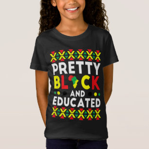 Camiseta Bonito História Africana-Americana E Educada