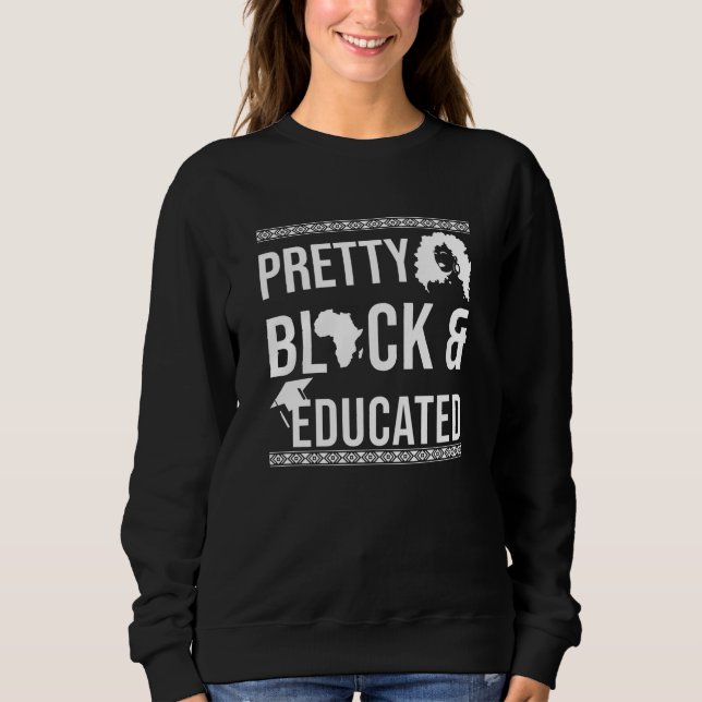 Camiseta Bonito História Negra E Educada Mês (Frente)