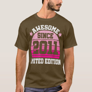 Camiseta Bonito Incrível Desde O Aniversário De 11 De 2011,