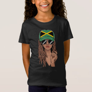 Camiseta Bonito jamaicano e "Va-te"! Cabelo jamaicano orgul