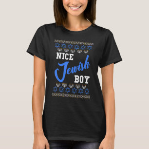 Camiseta Bonito Jewly Boy Ugly Hanukkah Sweater Chanukah