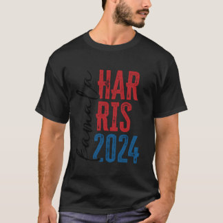 Camiseta Bonito Kamala Harris Shirt 2024 Grunge Script Femi