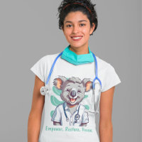 Bonito Koala presente para médicos terapistas físi