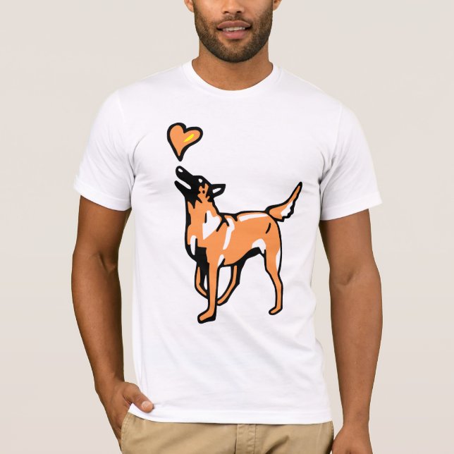 Camiseta bonito malinois (Frente)