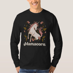 Camiseta Bonito Mamacorn Unicorn Costume Mãe Dia de as mães