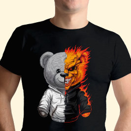 Camiseta Bonito, Mas Assustador, Halloween Do Urso De Teddy