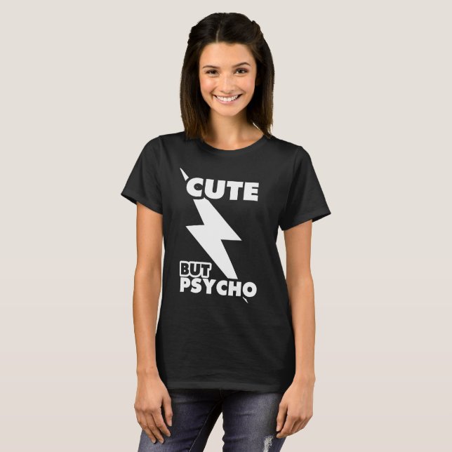 Camiseta Bonito, Mas Psicopata (Frente Completa)