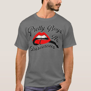 Camiseta Bonito Meninos são venenosos Menina com Cobra