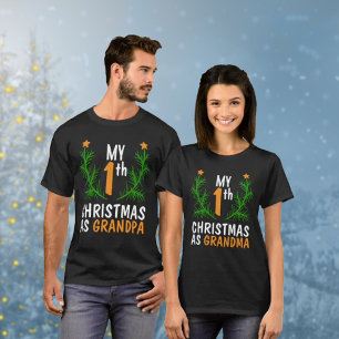 Camiseta Bonito Meu Primeiro Natal como, Correspondência