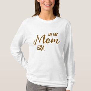 Camiseta Bonito Moderno Simples Minimalista Na Era Da Mamãe
