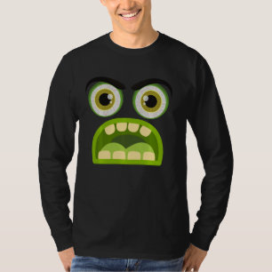 Camiseta Bonito Monstro Enfrentado Masculino Fácil Figurino