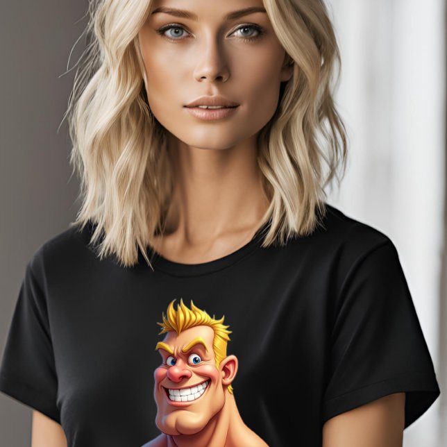 Camiseta Bonito Muscle Man presente de novidade engraçado p (Criador carregado)
