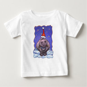 Camiseta Bonito Natal de Hippopotamus
