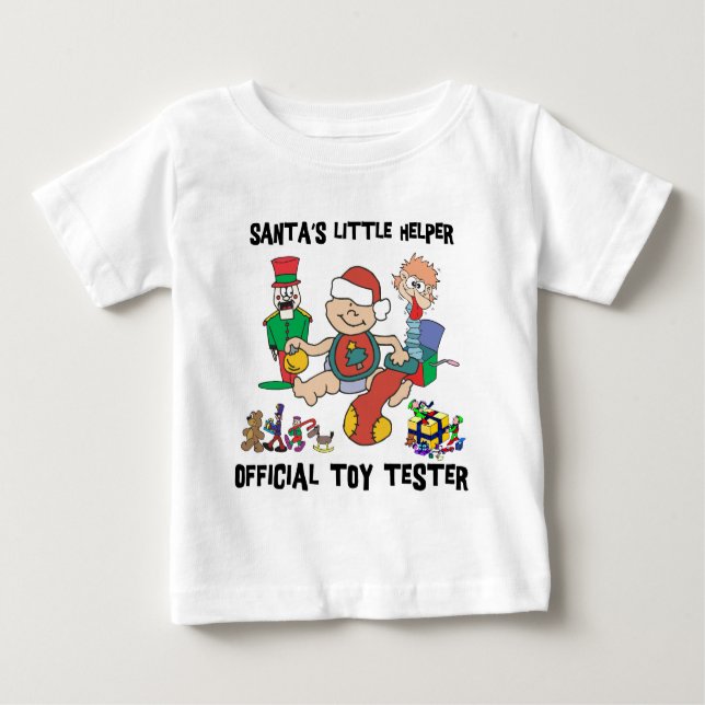 Camiseta Bonito Natal para Bebê (Frente)