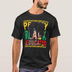 Camiseta Bonito negra e educada linda rainha