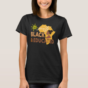 Camiseta Bonito Negra E Educada Mulher Negra Mont