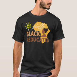 Camiseta Bonito Negra E Educada Mulher Negra Mont