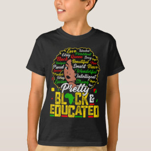 Camiseta Bonito Negro E Educado Eu Sou O Forte Africano