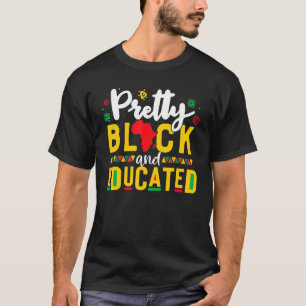 Camiseta Bonito negro e educado Eu sou o forte africano
