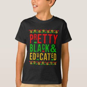 Camiseta Bonito negro e educado História negra