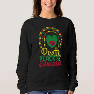 Camiseta Bonito negro e educado História negra mês