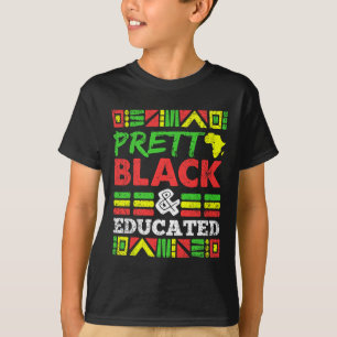Camiseta Bonito negro e educado, homens do mês de história