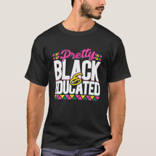 Camiseta Bonito negro e educado negro-americano