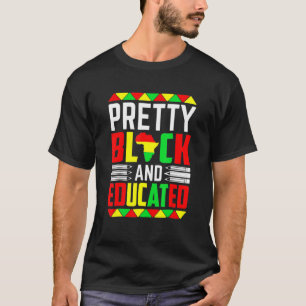 Camiseta Bonito Negro Educado Eu Sou História Negra Mês