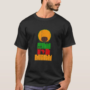 Camiseta Bonito negro educado História negra mês mulheres