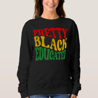 Camiseta Bonito negro educado História negra mês negro