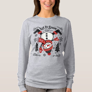 Camiseta Bonito Neve De Natal Que Neve