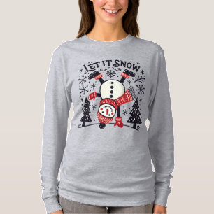 Camiseta Bonito Neve De Natal Que Neve