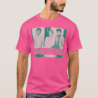 Camiseta Bonito no Design de Ventilador de Filme 80S Rosa