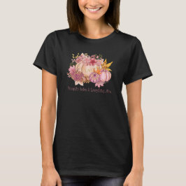 Camiseta Bonito no outono a rosa: Whimsy e Spice