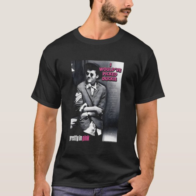 Camiseta Bonito No Pick Duckie Rosa (Frente)