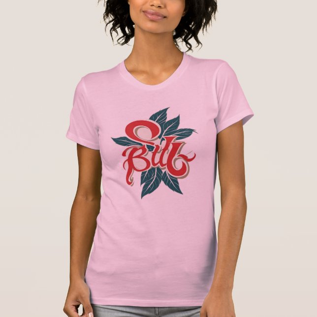 Camiseta "Bonito no topo do tanque rosa - sem esforço (Frente)