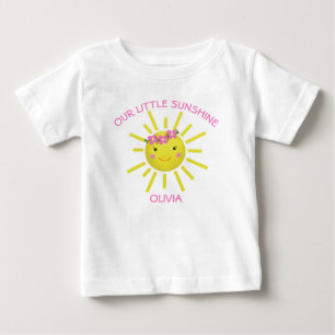 Camiseta Bonito Nosso Pequeno Aniversário De Sol