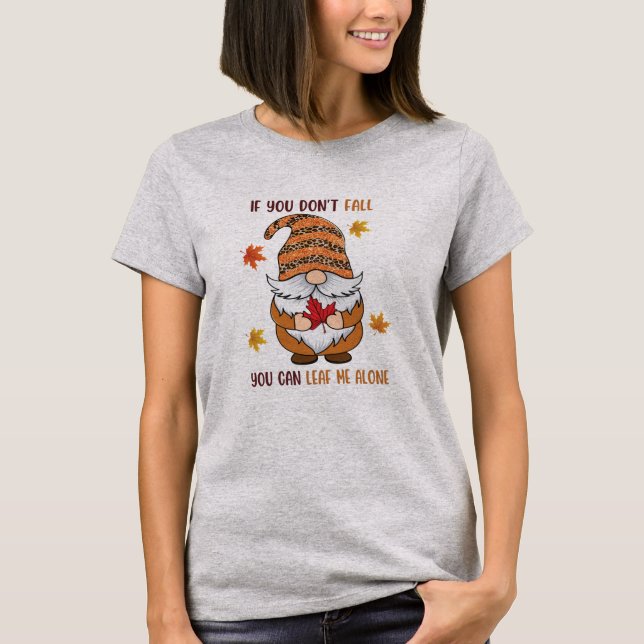 Camiseta Bonito Outono Doce Outono/Gnome (Frente)