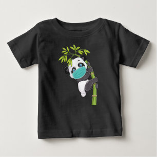 Camiseta Bonito Panda Veste Máscara Engraçado Panda Gift