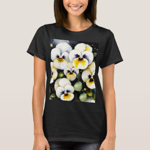 Camiseta Bonito pintura em aquarela branca