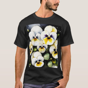 Camiseta Bonito pintura em aquarela branca