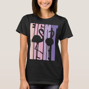 Camiseta Bonito presente de aniversário I Flamingo I 8 Ano