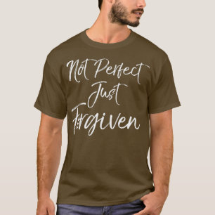Camiseta Bonito presente de batismo para cristãos não perfe